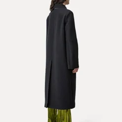 Women Forte_Forte - Manteau long - Noir