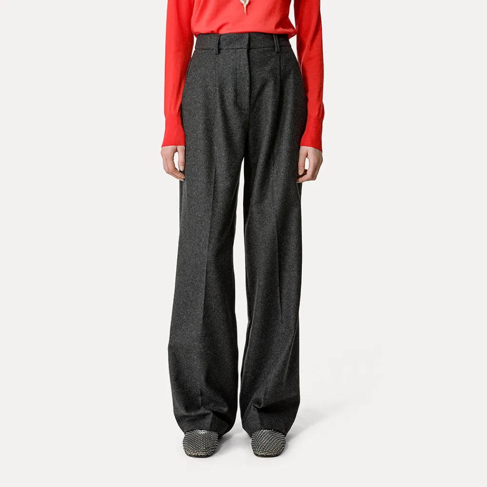 Women Forte_Forte - Pantalon costume - Gris