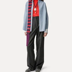 Women Forte_Forte - Pantalon costume - Gris