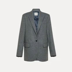 Women Forte_Forte - Veste Blazer - Gris