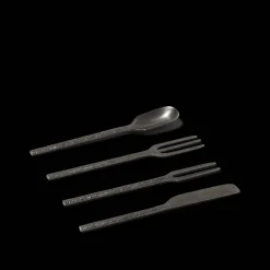 259 SERAX Fourche en métal martelé - Anthracite - La Nouvelle Table