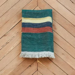 631 LIBECO Fouta Belge en lin - Spruce