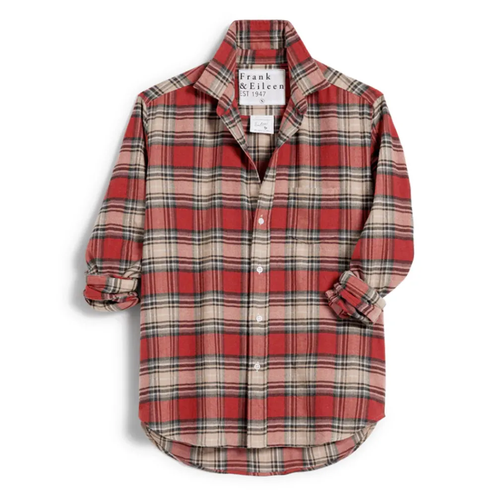 Women FRANK ET EILEEN Frank & Eileen - Chemise Eileen - Carreaux Rouge délavé