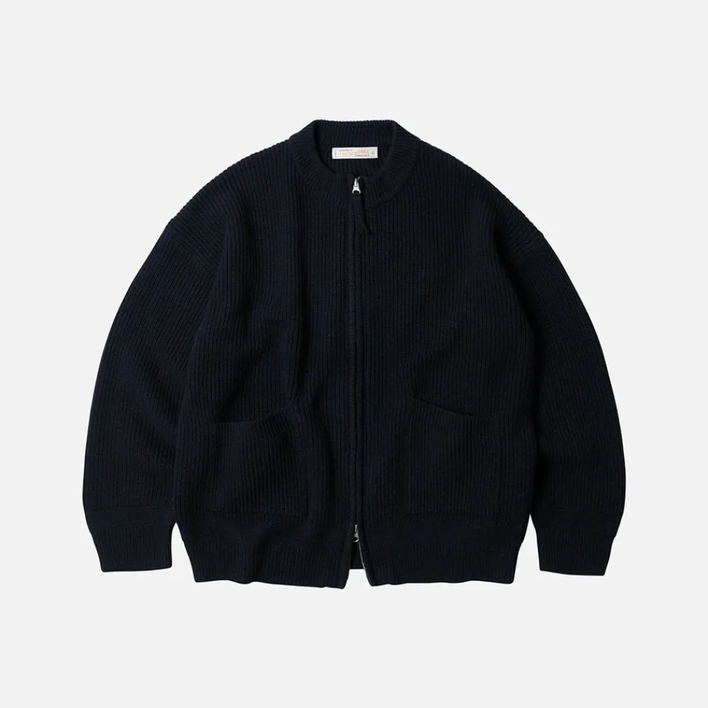 FRIZMWORKS - Cardigan Deck Zipup - Marine