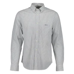 GANT - Chemise Ă Rayures - Blanc