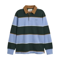 GANT - Polo Rugger Rayé - Ciel