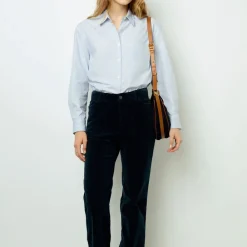 Women GERARD DAREL - Chemise en popeline à rayures - Bleu Ocean