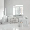 202 GERVASONI Gervasoni - Fauteuil Ghost n°04 - Lin Blanc