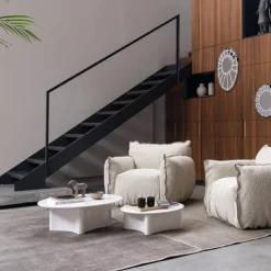 202 GERVASONI Gervasoni - Table Guna n°12 - Blanc