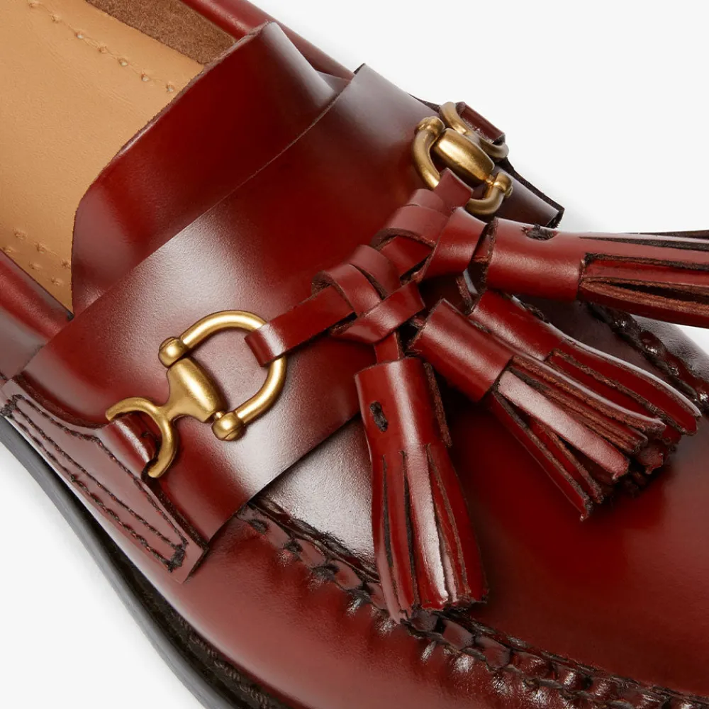 Women GH Bass - Mocassins Tetra Tassel - Cognac