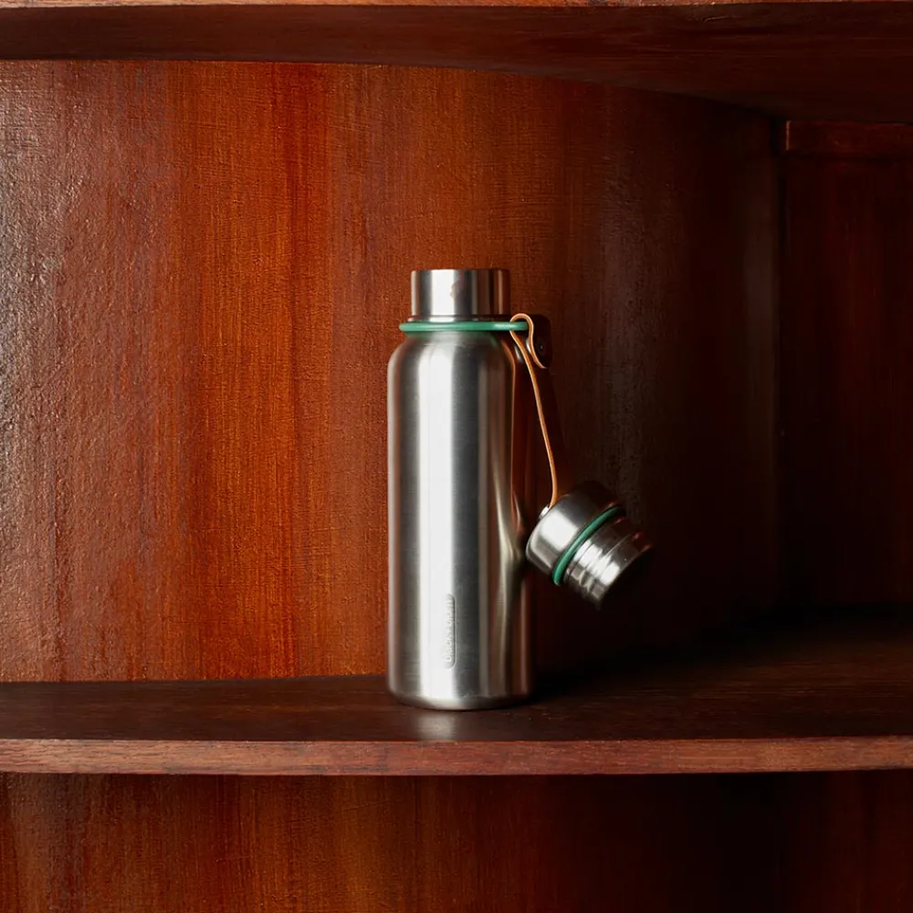 517 BLACK & BLUM Gourde isotherme en inox 500ml - Olive