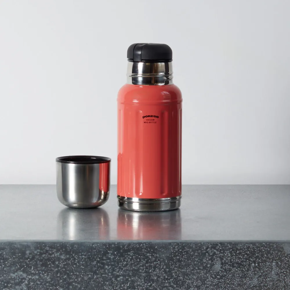 738 POKETLE Gourde Thermos 350ml - Rose - Poketle
