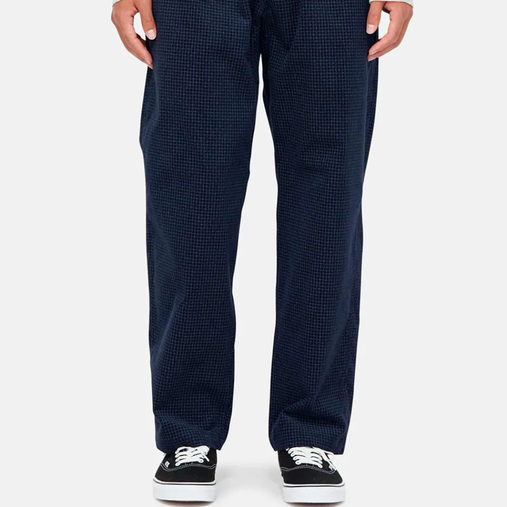 Gramicci - Pantalon OG Grid Check Jam - Bleu