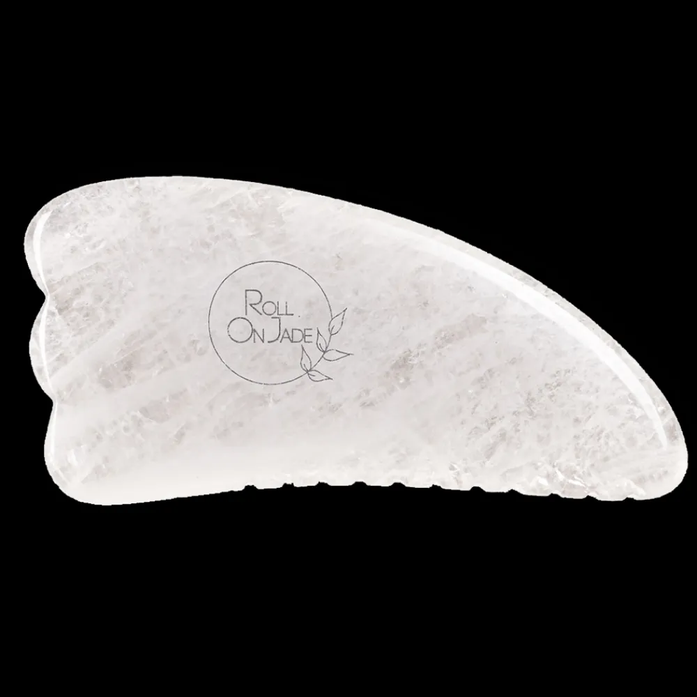 877 ROLL ON JADE Gua Sha en quartz pour le corps - Cristal - Roll on Jade