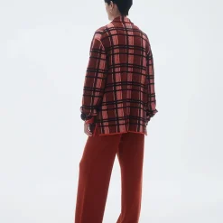 Women GUEST IN RESIDENCE - Chemise Plaid Work - Rouge