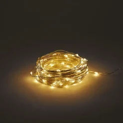 099 LOTTI Guirlande lumineuse 12 m - 120 LED - Argent