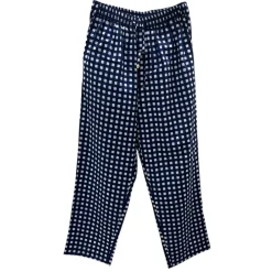 Harago - Pantalon Carreaux - Bleu