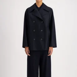 Women Harris Wharf London - Manteau long Peacoat - Marine