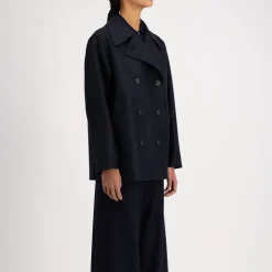 Women Harris Wharf London - Manteau long Peacoat - Marine