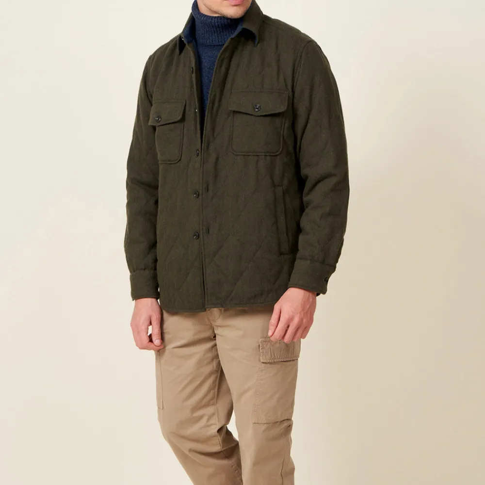 HARTFORD - Chemise Peter - Kaki