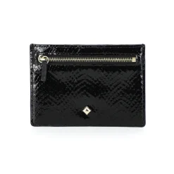 Women HERBERT FRERE SOEUR Herbert Frère Soeur - Porte cartes Le Belem - Vernis Noir