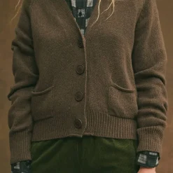Women Hod - Cardigan Grace - Marron