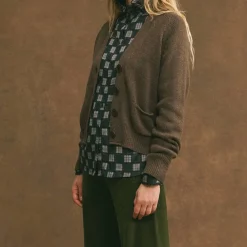 Women Hod - Cardigan Grace - Marron