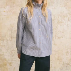 Women HOD - Chemise Cléo patch - Bleu