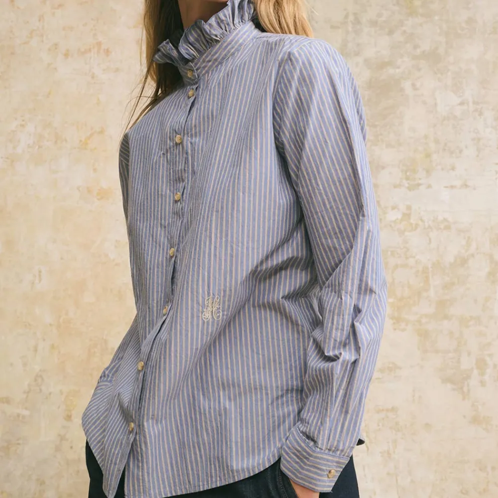 Women HOD - Chemise Cléo patch - Bleu