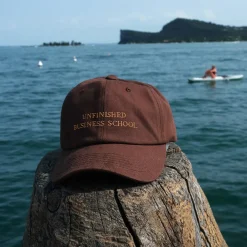Women HOHO COCO - Casquette Unfinished Business School - Marron