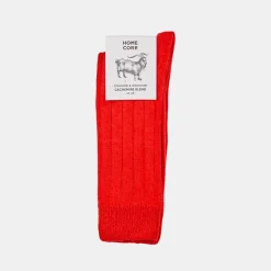 Women Homecore - Chaussettes Cachemire - Rouge