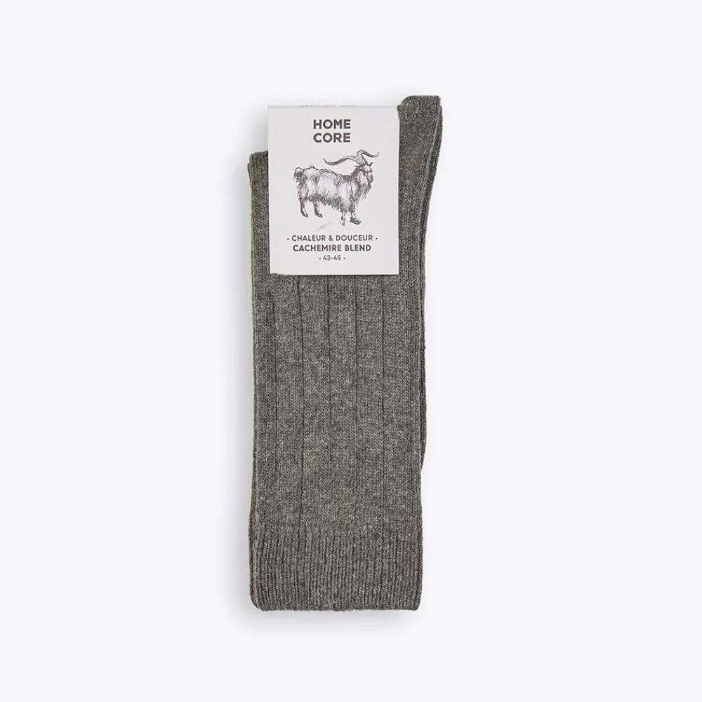 Women Homecore - Chaussettes Cachemire - Anthracite