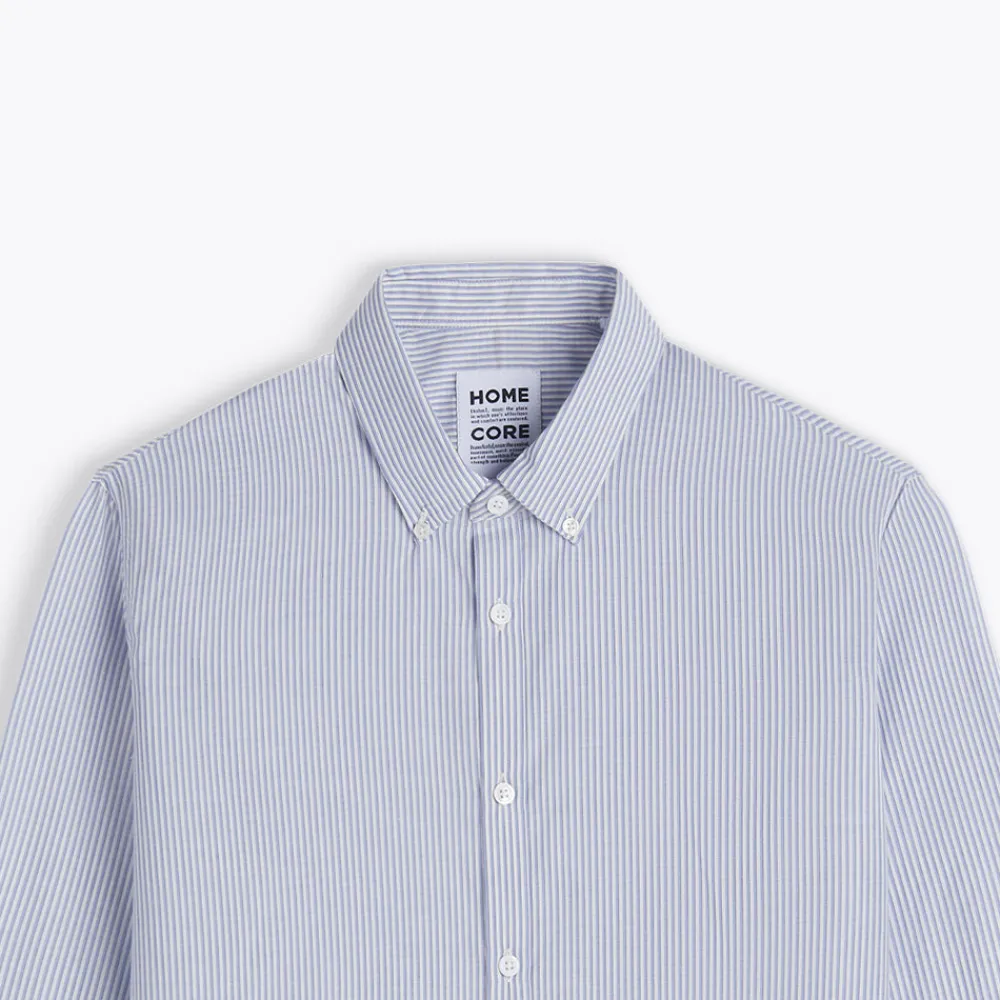 HOMECORE - Chemise Tokyo - Bleu rayures