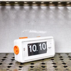 1644 TWEMCO Horloge AL 30 - Blanc & Orange - Twemco