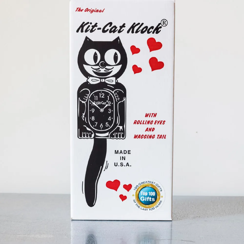1786 KIT CAT KLOCK Horloge Kit Cat - Noir