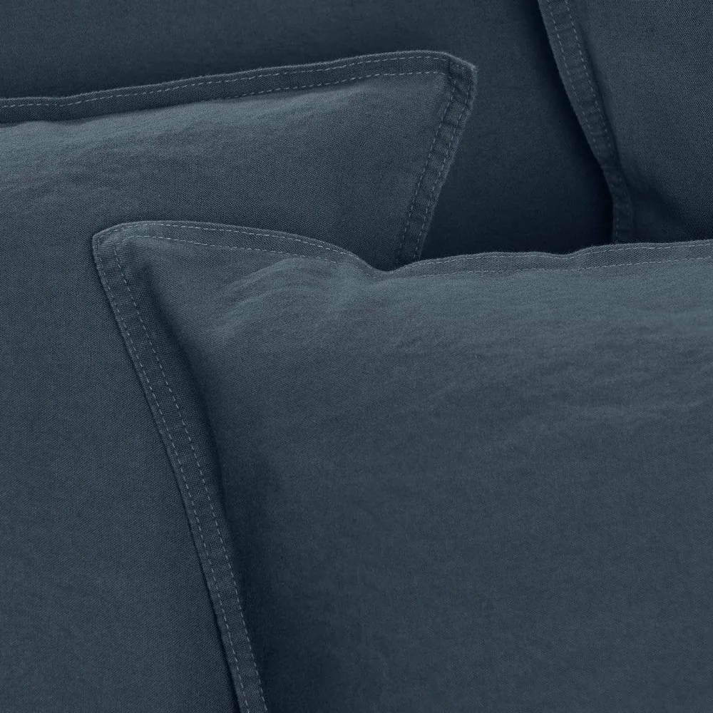 MERCI Housse canapé convertible - Bleu Pétrole