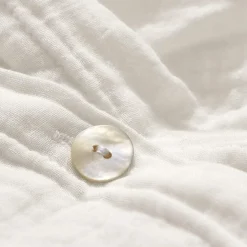2100 GAZEX Housse de couette en gaze de coton - Blanc de Meudon