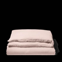 2100 GAZEX Housse de couette en gaze de coton - Rose de Bagatelle