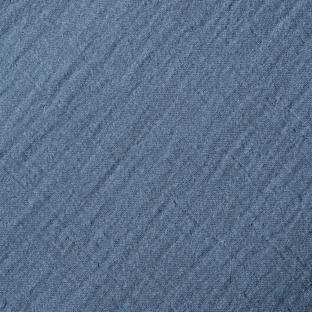 2100 GAZEX Housse de couette en gaze de coton - Bleu Zinc
