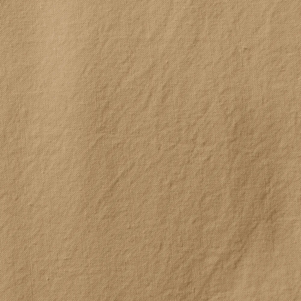1700 COTEX Housse de couette en percale de coton - Brun Sarrasin