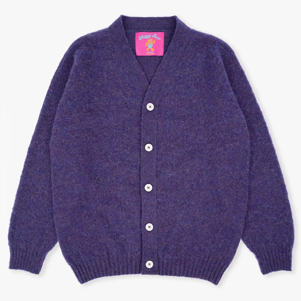 HOWLIN - Cardigan Shaggy Bear - Violet