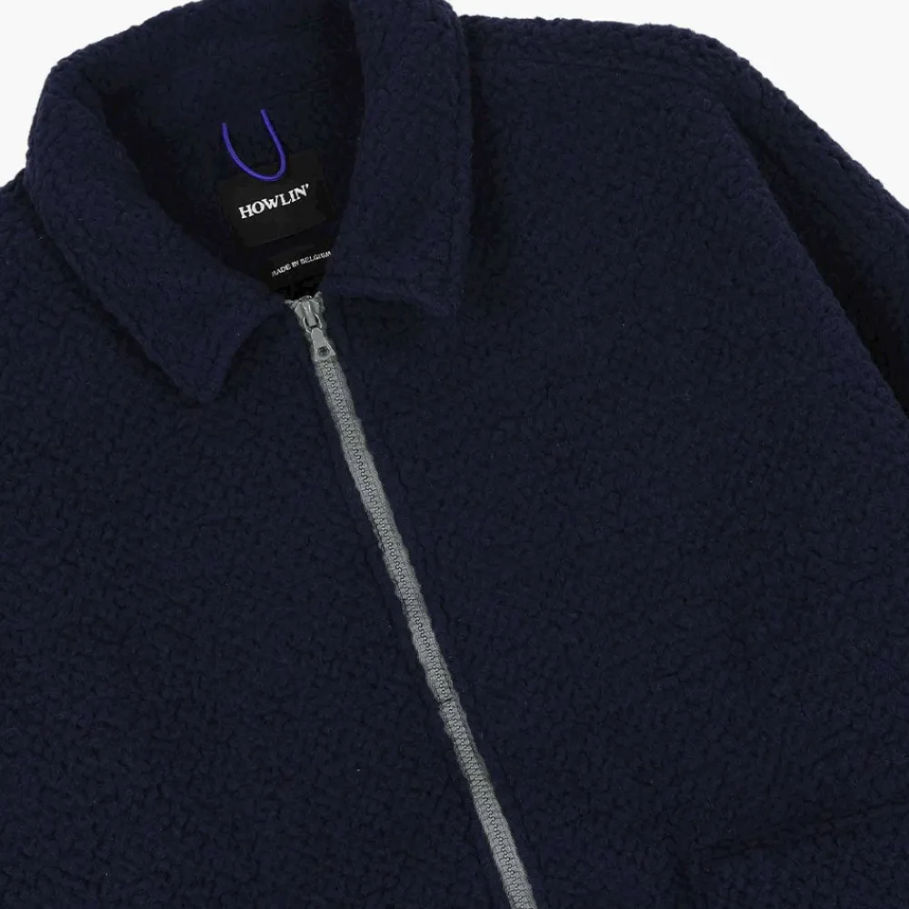HOWLIN ' - Veste Boxy Swing - Marine