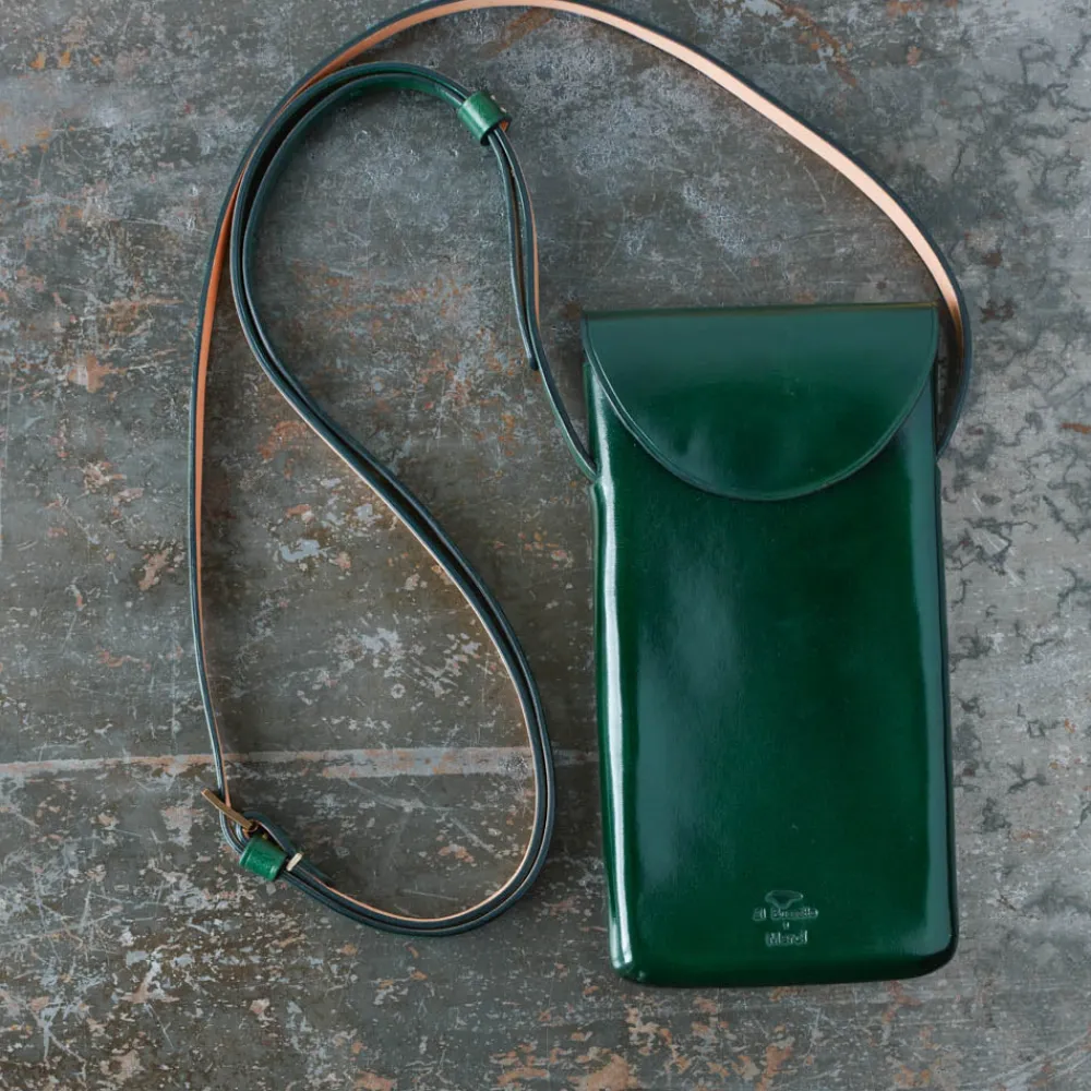 Women Il Bussetto x Merci - Etui Télephone Crossbody - Vert