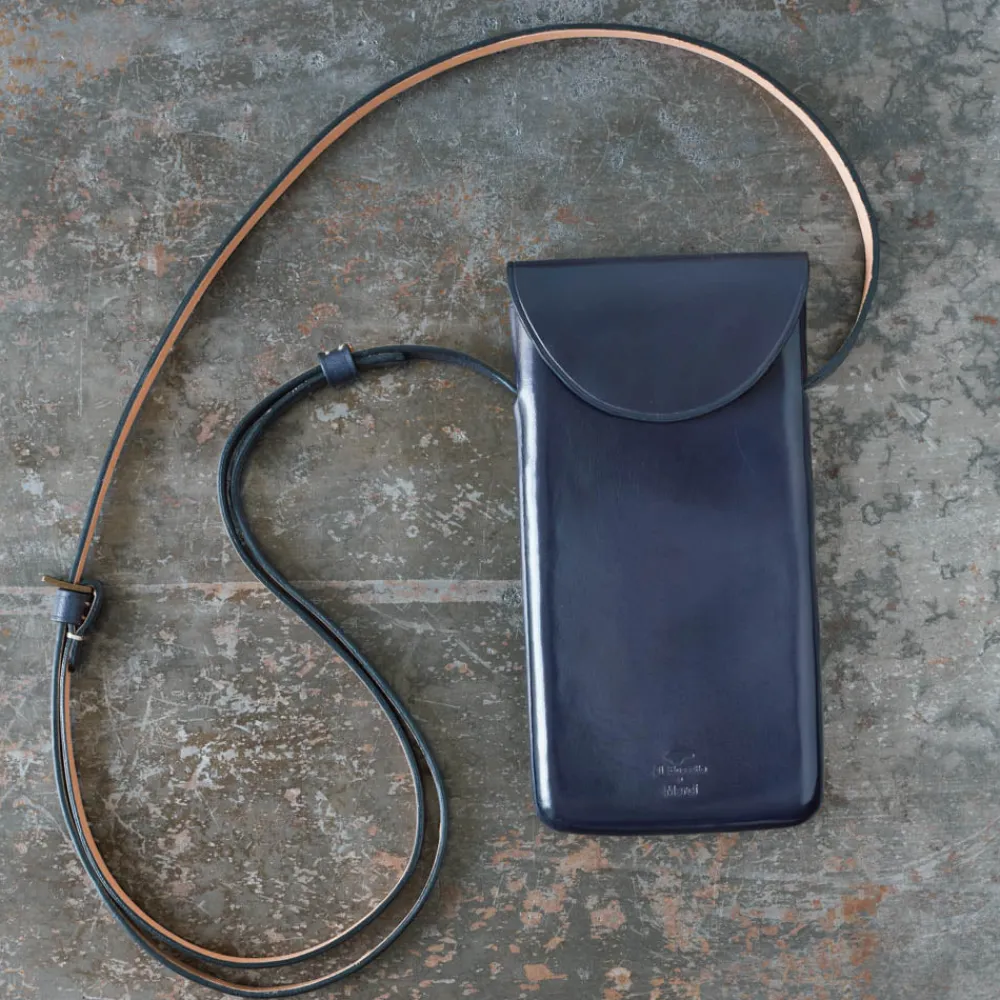 Women Il Bussetto x Merci - Etui Télephone Crossbody - Bleu