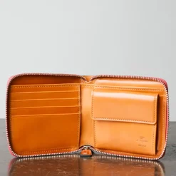 Women Il Bussetto x Merci - Portefeuille Bi-Fold Zip - Biscuit