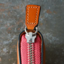 Women Il Bussetto x Merci - Portefeuille Bi-Fold Zip - Biscuit