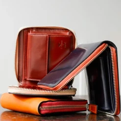Women Il Bussetto x Merci - Portefeuille Bi-Fold Zip - Biscuit