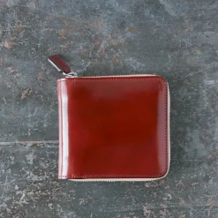 Women Il Bussetto x Merci - Portefeuille Bi-Fold Zip - Bordeaux