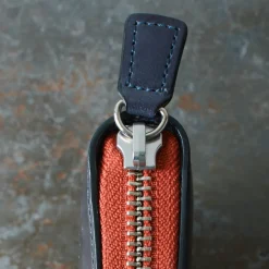 Women Il Bussetto x Merci - Portefeuille Bi-Fold Zip - Bleu