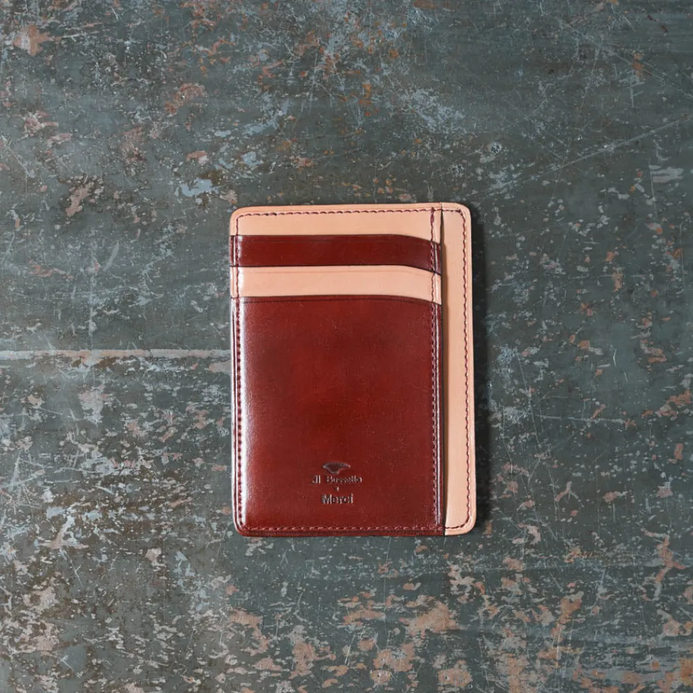 Women Il Bussetto x Merci - Porte Document - Bordeaux/Beige